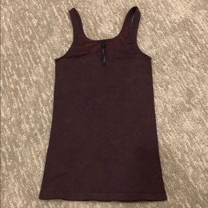 Aritzia T Babaton Maroon Tank Top